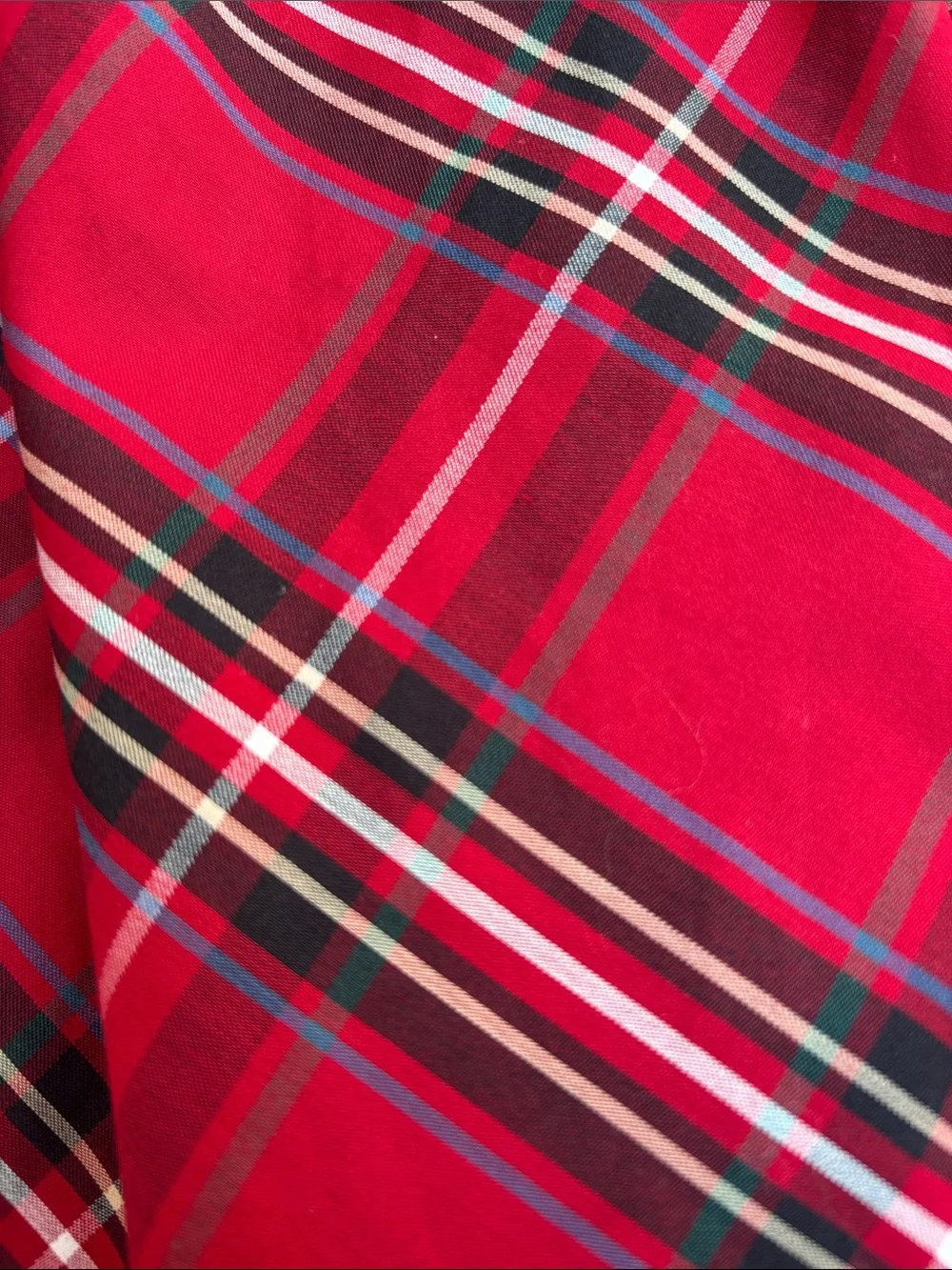 CARTERS | Red Plaid Short Sleeve Festive Holiday Dress | Size 7